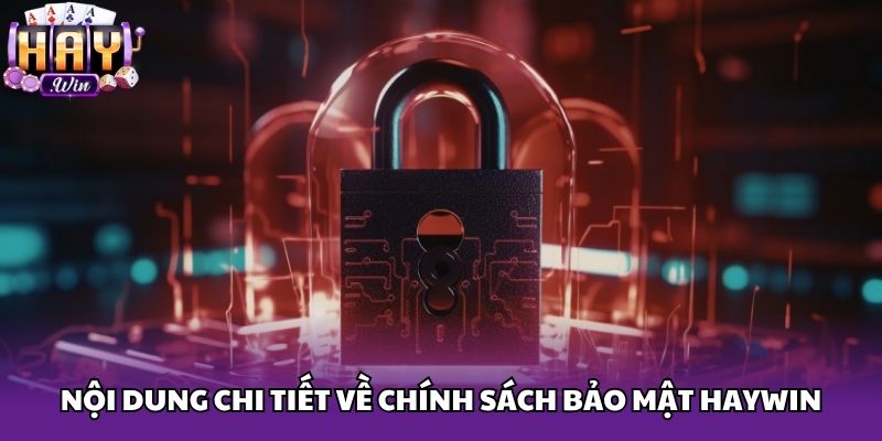 Nội dung chi tiết về chính sách bảo mật Haywin